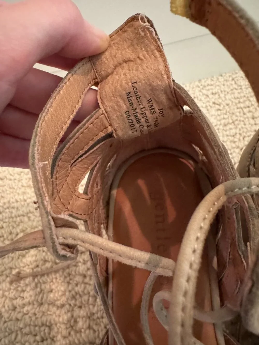 Gentle Souls Joy Platform Wedge Sandals *Flaw